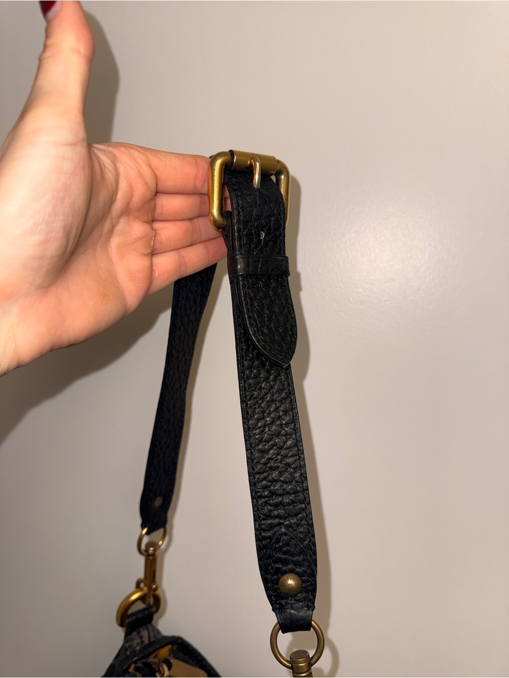 Vintage 2007 Louis Vuitton Neo Cabby MM Black Denim with Gold Hardware - Picture 9 of 10